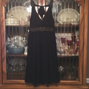 BCBG Silk Chiffon Evening Dress 6